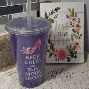 Drinking Mug, keep Calm And buy More Shoes.